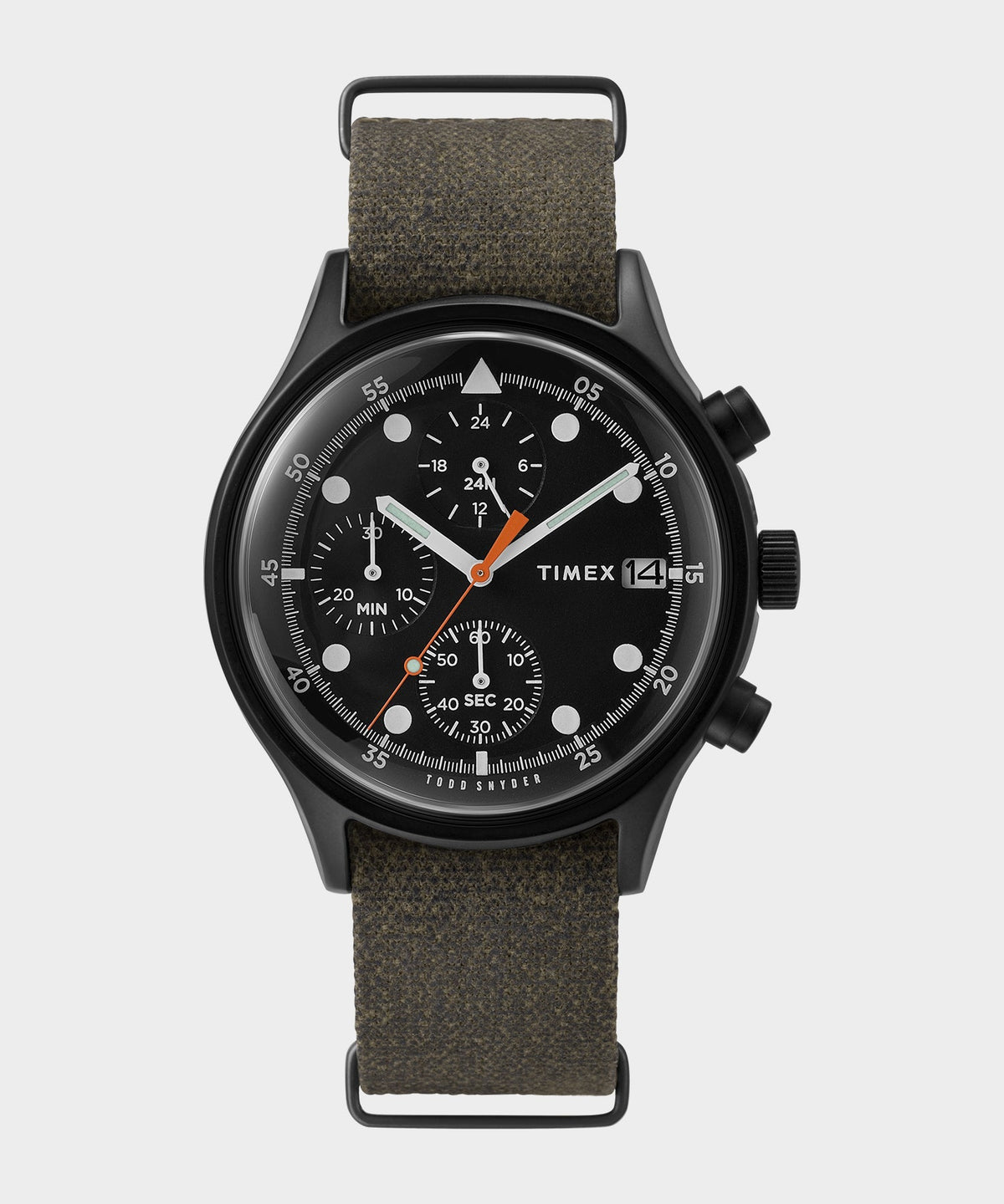 Todd Snyder x Timex MK-1 Sky King in Black