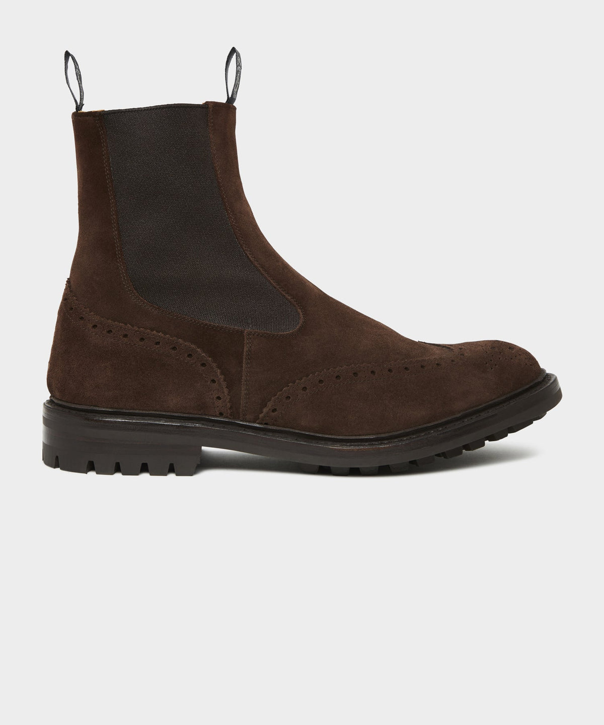 Todd Snyder x Tricker's Henry Wing Cap Chelsea Suede Boot